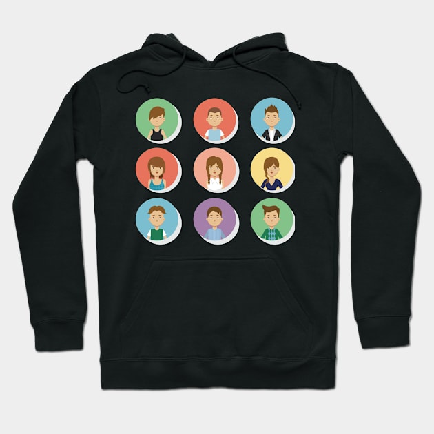 choose your character Hoodie by uchel